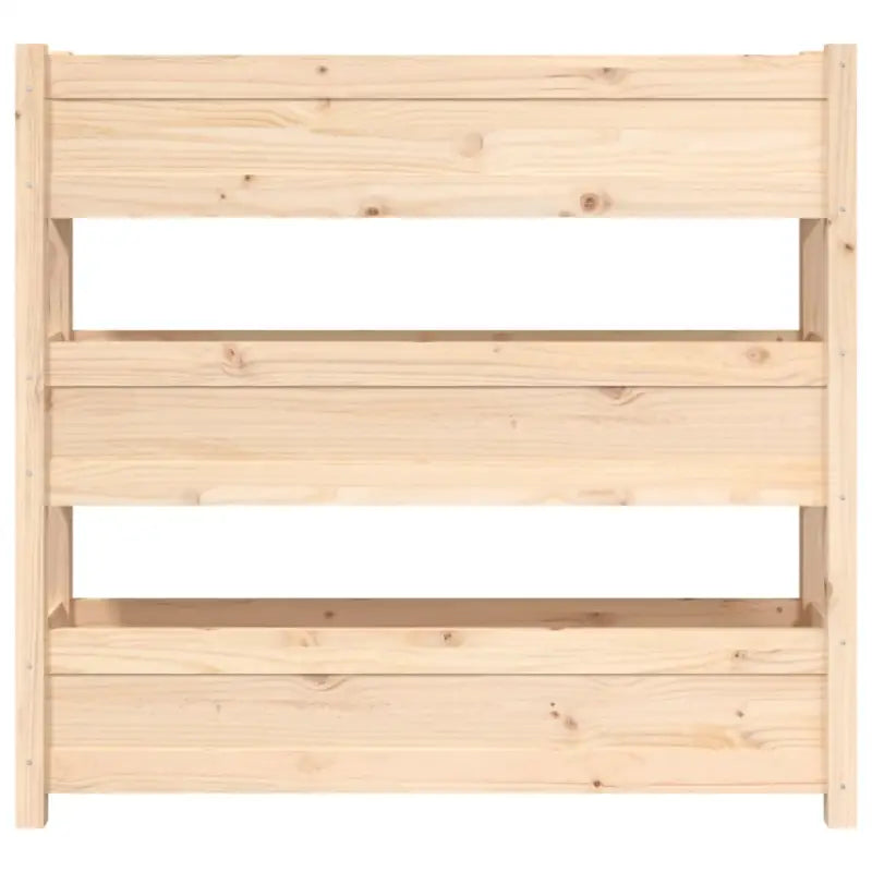 Houten plantenbak van massief grenenhout voor binnen en buiten gebruik - Bloempotten & plantenbakken