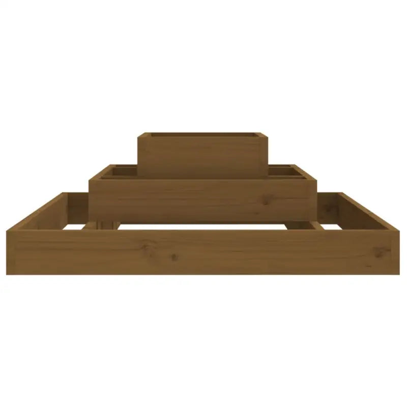Houten plantenbak van massief grenenhout voor bloemen en planten - Bloempotten & plantenbakken