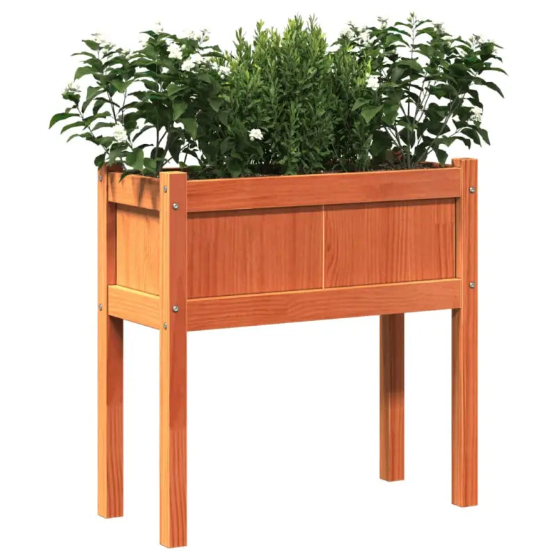Houten plantenbakken van massief grenenhout voor tuin en terras - Bloempotten & plantenbakken