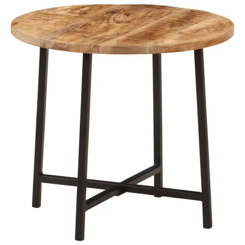 Houten salontafel met massief mangohout en ijzeren poten - 45 x 45 x 40 cm / 1 - Salontafels