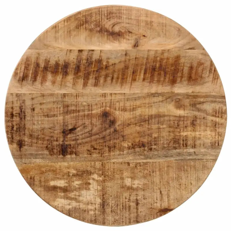 Houten salontafel met massief mangohout en ijzeren poten - Salontafels