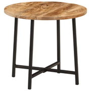 Houten salontafel met massief mangohout en ijzeren poten - Salontafels