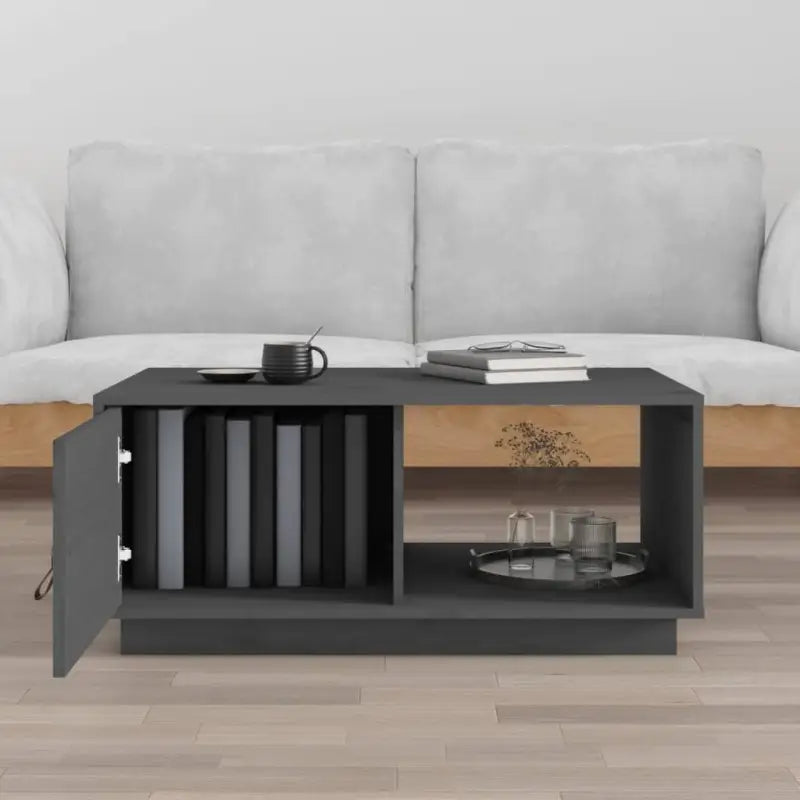 Houten salontafel van massief grenenhout voor een elegante uitstraling - Salontafels