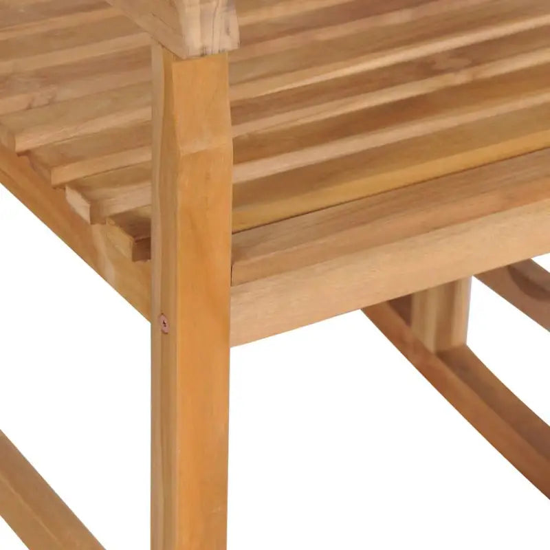 Houten schommelstoel voor binnen en buiten de perfecte keuze fijn geschuurd - Tuinstoelen