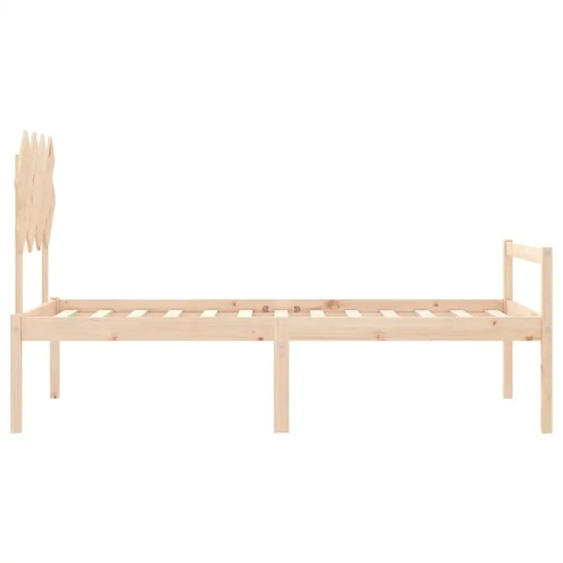 Houten seniorenbed van massief grenenhout voor comfortabele nachtrust - Bedden & bedframes