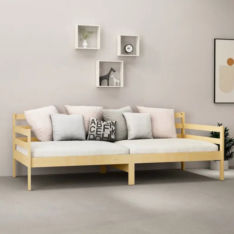 Houten slaapbank van massief grenenhout voor logés en zithoek - Bedden & bedframes