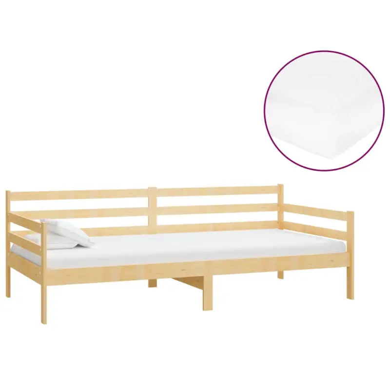 Houten slaapbank van massief grenenhout voor logés en zithoek - Bedden & bedframes