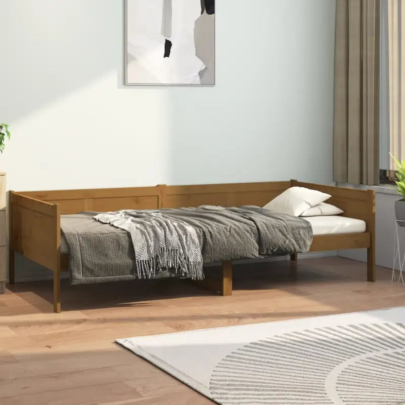 Houten slaapbank van massief Grenenhout voor overdag sofa en nachtrust - Bedden & bedframes