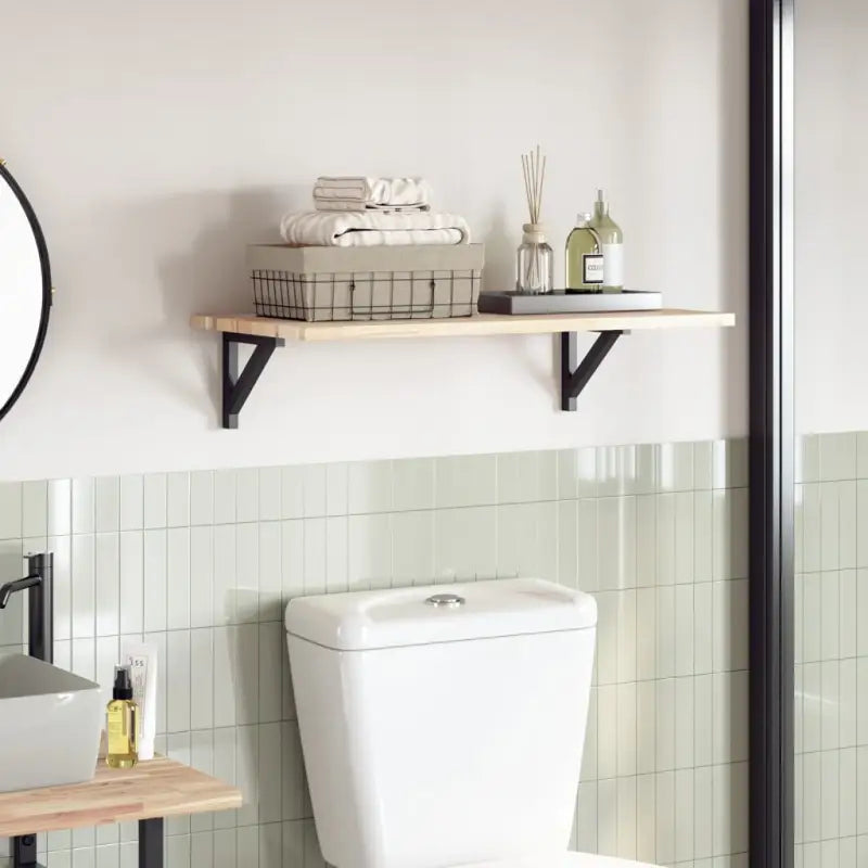 Houten tafelblad van massief acaciahout voor een frisse look - Naturel (onafgewerkt) / 80 x 40 x 2 cm / 1 - Tafelbladen