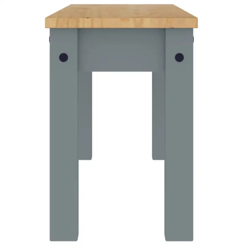 Houten tuinbank van massief grenenhout voor keuken en eetkamer - Grijs - Keuken- & eettafelbanken