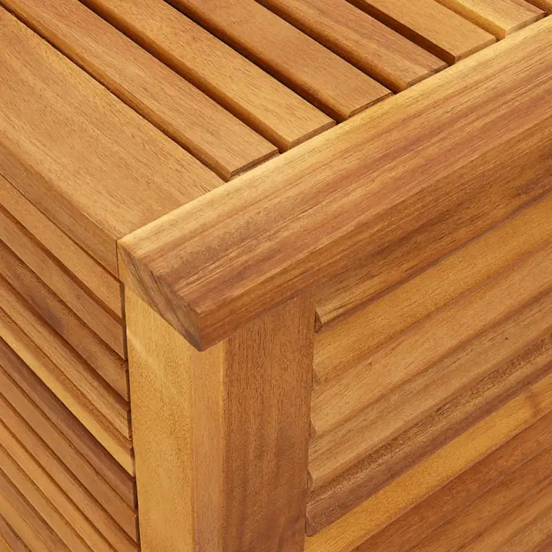 Houten tuinbox van massief acaciahout voor buitenopslag - Opbergboxen voor buiten