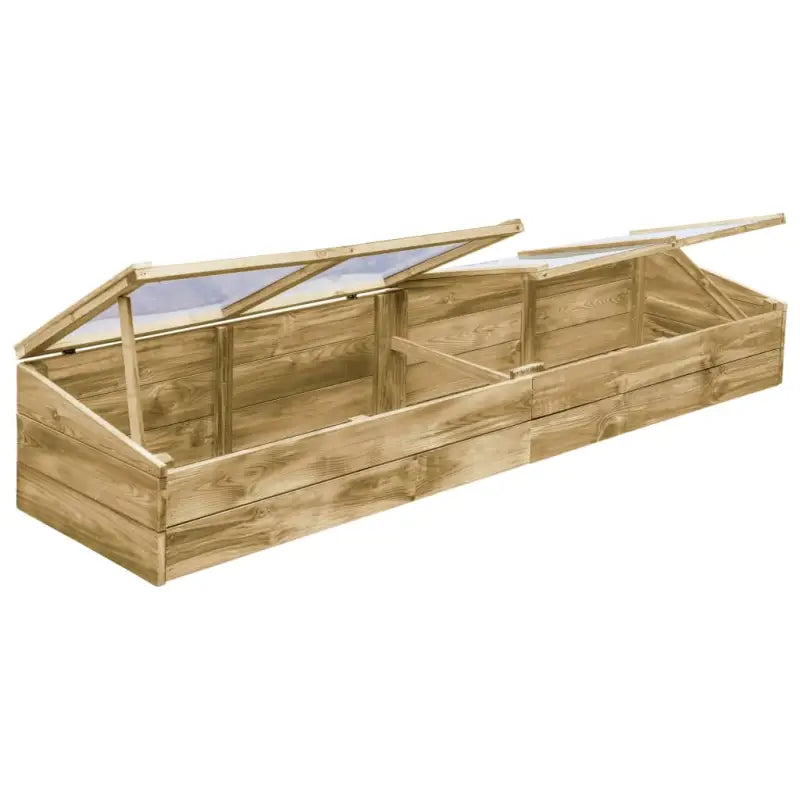 Houten Tuinkas voor Bloemen en Planten Bedden - 200 x 50 x 35 cm / 1 - Tuinkassen