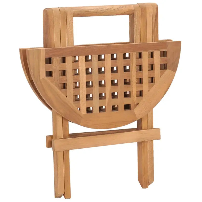 Houten tuinset met fijn geschuurd teakhout en afmetingen naar wens - Tuinsets