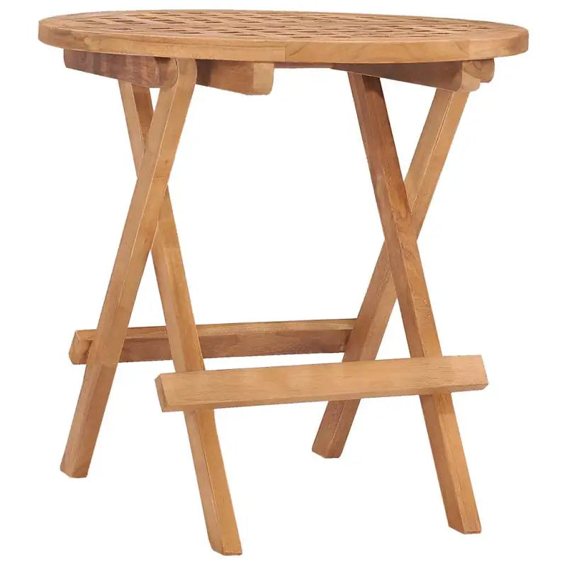 Houten tuinset met fijn geschuurd teakhout en afmetingen voor tafel en stoel - Tuinsets