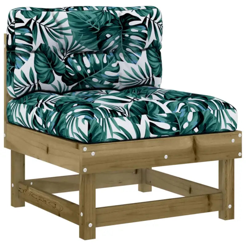 Houten Tuinset met voetenbank en salontafel voor gezellige buitenruimte - Tuinsets