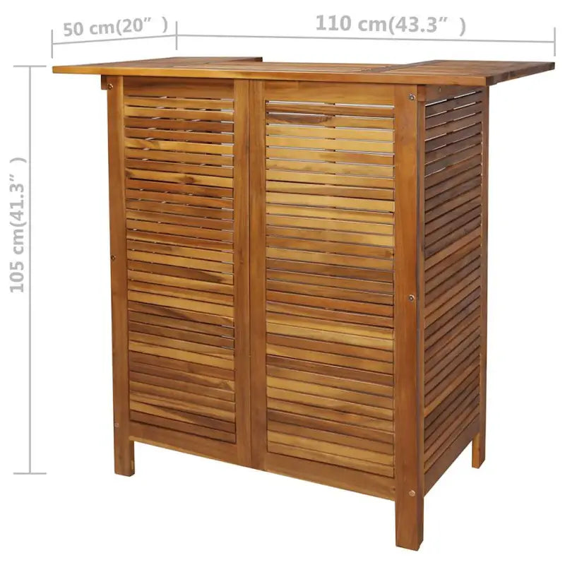 Houten tuinset van massief acaciahout inclusief levering bevat - Tuinsets