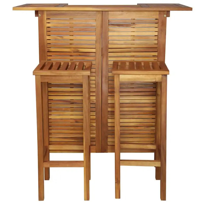 Houten tuinset van massief acaciahout inclusief levering bevat - Tuinsets