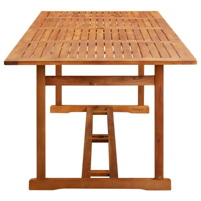 Houten tuinset van massief acaciahout met olieafwerking en afmetingen - Tuinsets