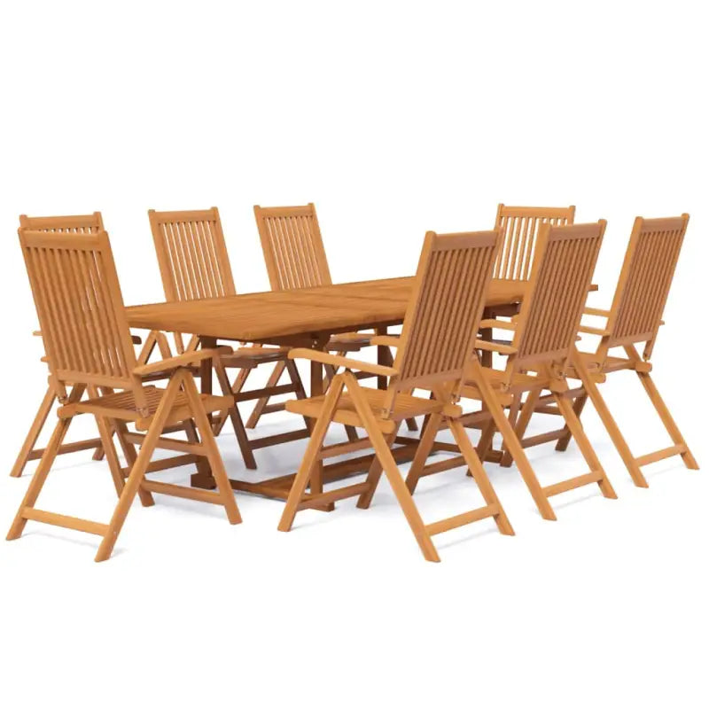 Houten tuinset van massief acaciahout voor buitenplezier - Tuinsets