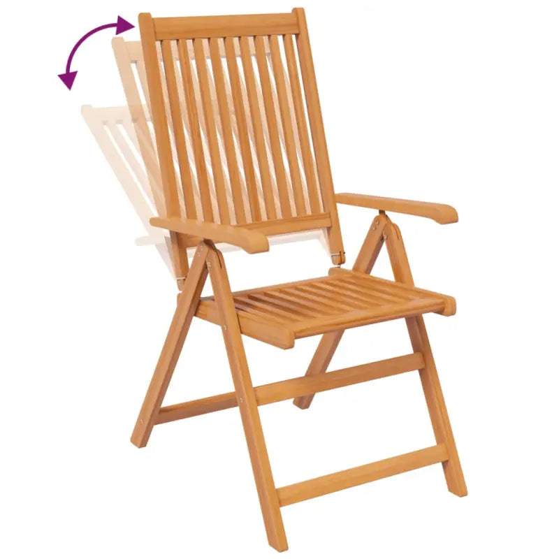 Houten tuinset van massief acaciahout voor buitenplezier - Tuinsets