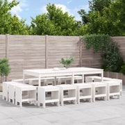 Houten tuinset van massief grenenhout met stevig blad voor tuin of terras - Tuinsets