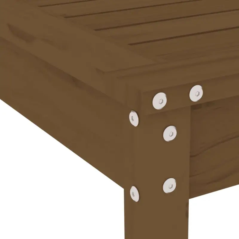 Houten tuinset van massief grenenhout met stevig blad voor tuin en terras - Tuinsets