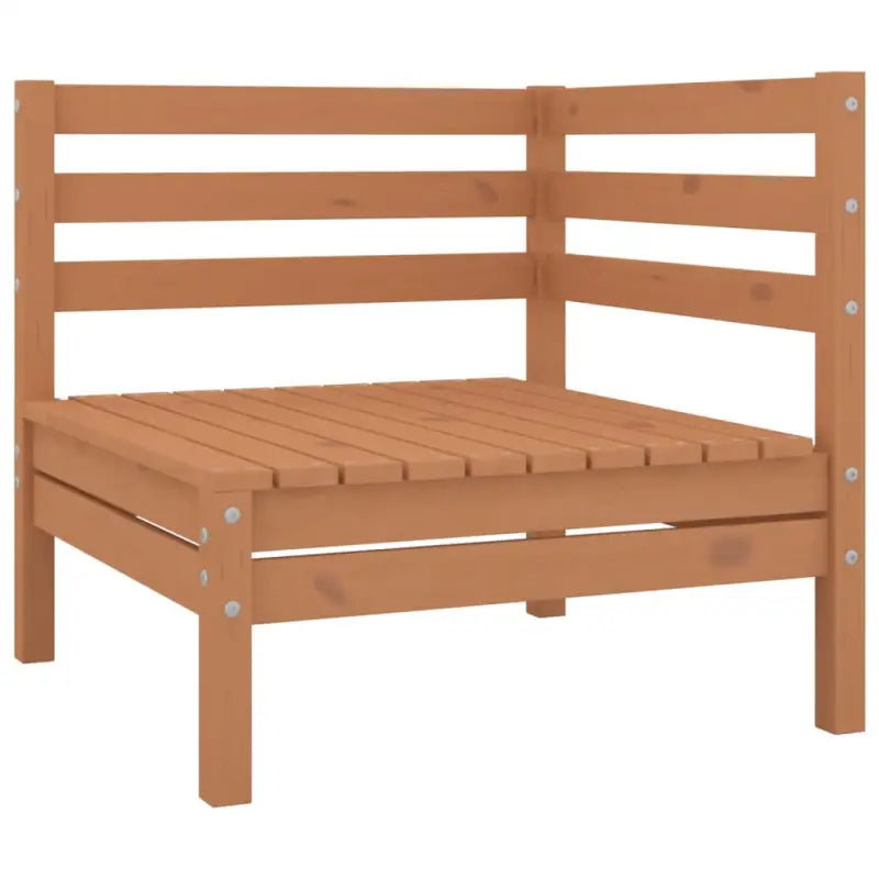 Houten tuinset van massief grenenhout met voetenbank en tafel - Tuinsets
