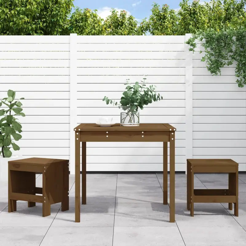 Houten Tuinset van Massief Grenenhout voor Gezellig Buitenplezier - Tuinsets
