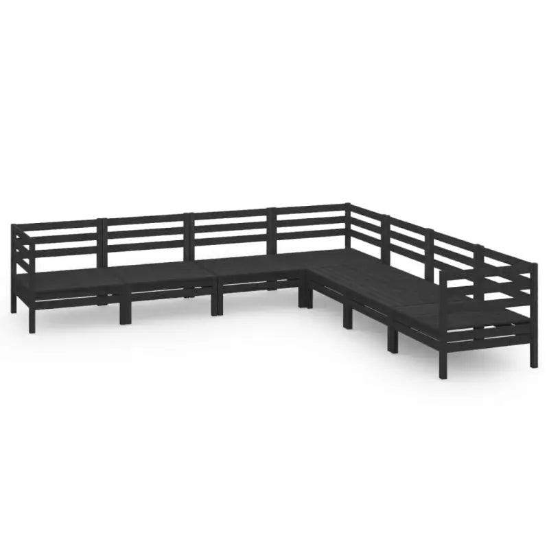 Houten tuinset van massief grenenhout voor ontspanning en gezelligheid - Tuinsets
