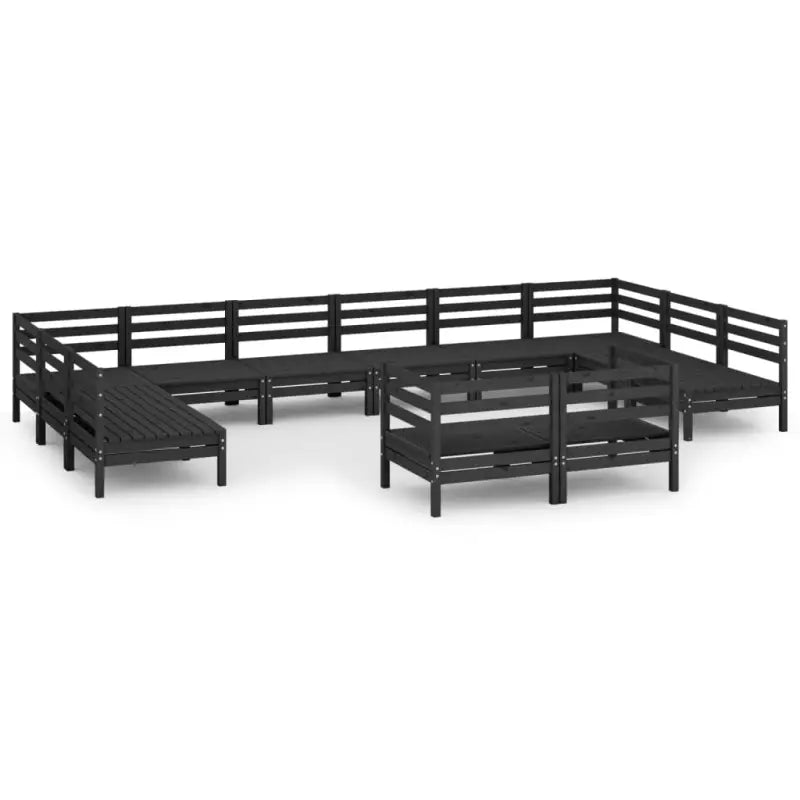 Houten tuinset van massief grenenhout voor ontspanning en samenkomst - Tuinsets