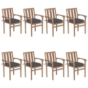 Houten tuinstoelen set van fijn geschuurd hard teakhout - Tuinstoelen