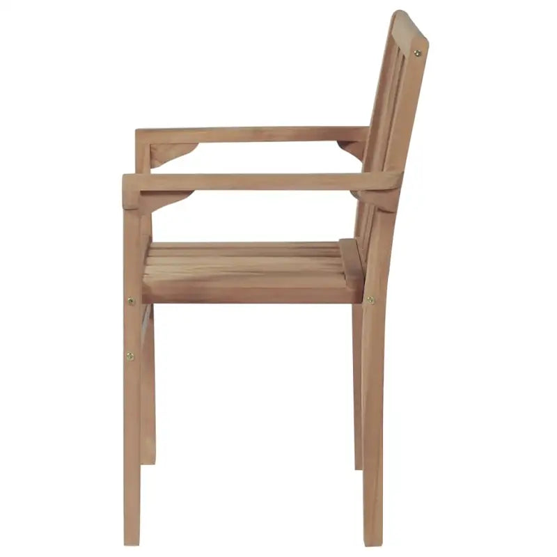 Houten tuinstoelen set van fijn geschuurd hard teakhout - Tuinstoelen
