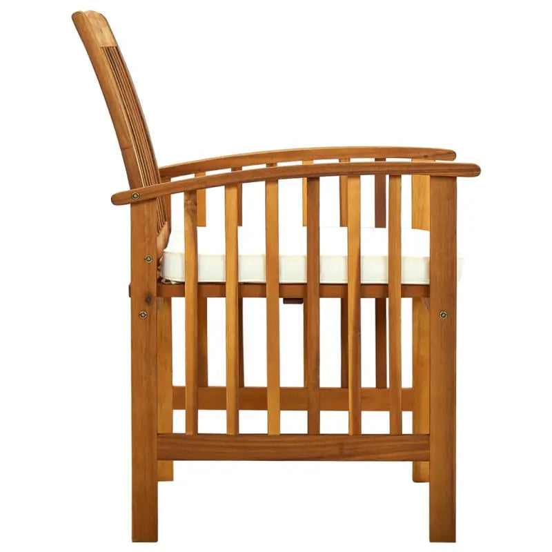 Houten tuinstoelen van massief acaciahout voor buiten plezier - Tuinstoelen