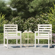 Houten tuinstoelen van massief grenenhout voor comfortabel buitengebruik - Tuinstoelen