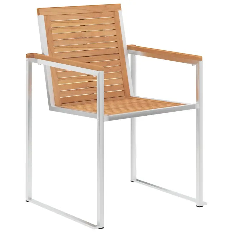 Houten tuinstoelen van massief teakhout voor een stijlvol terras - Tuinstoelen