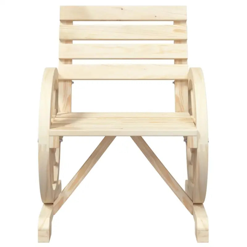 Houten tuinstoelen van massief vurenhout voor tuin patio of terras - Tuinstoelen