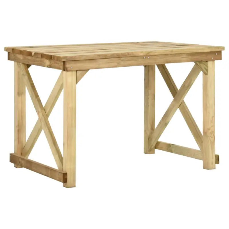 Houten tuintafel met rustieke charme en duurzaamheid - 110 x 79 x 75 cm / 1 - Tuintafels