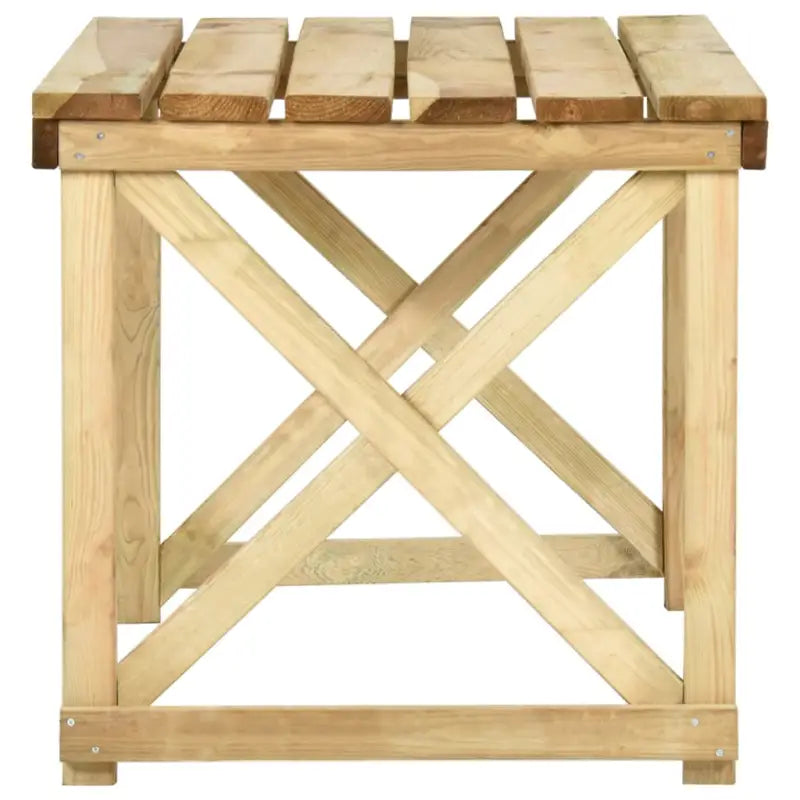 Houten tuintafel met rustieke charme en duurzaamheid - Tuintafels