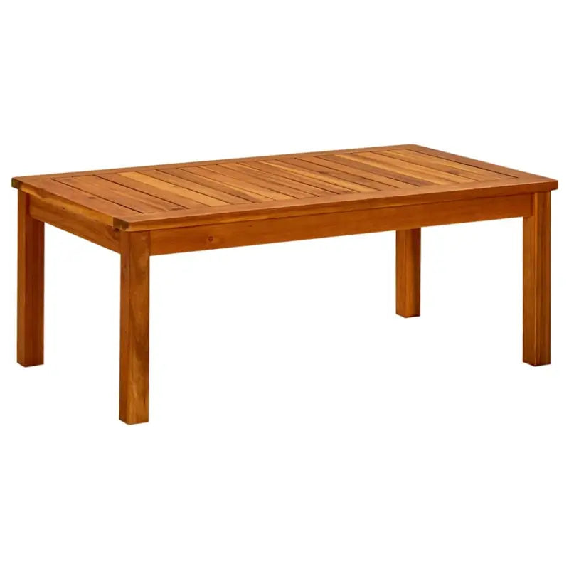 Houten tuintafel van massief acaciahout met natuurlijke olieafwerking - Tuintafels