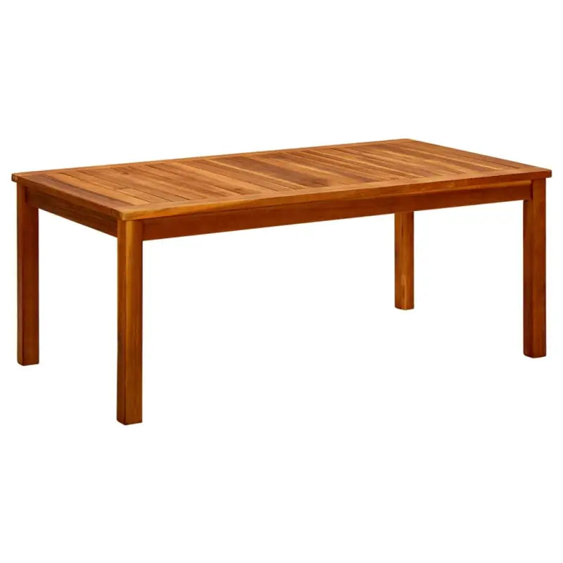 Houten tuintafel van massief acaciahout met natuurlijke olieafwerking - 110 x 60 x 45 cm / 1 - Tuintafels