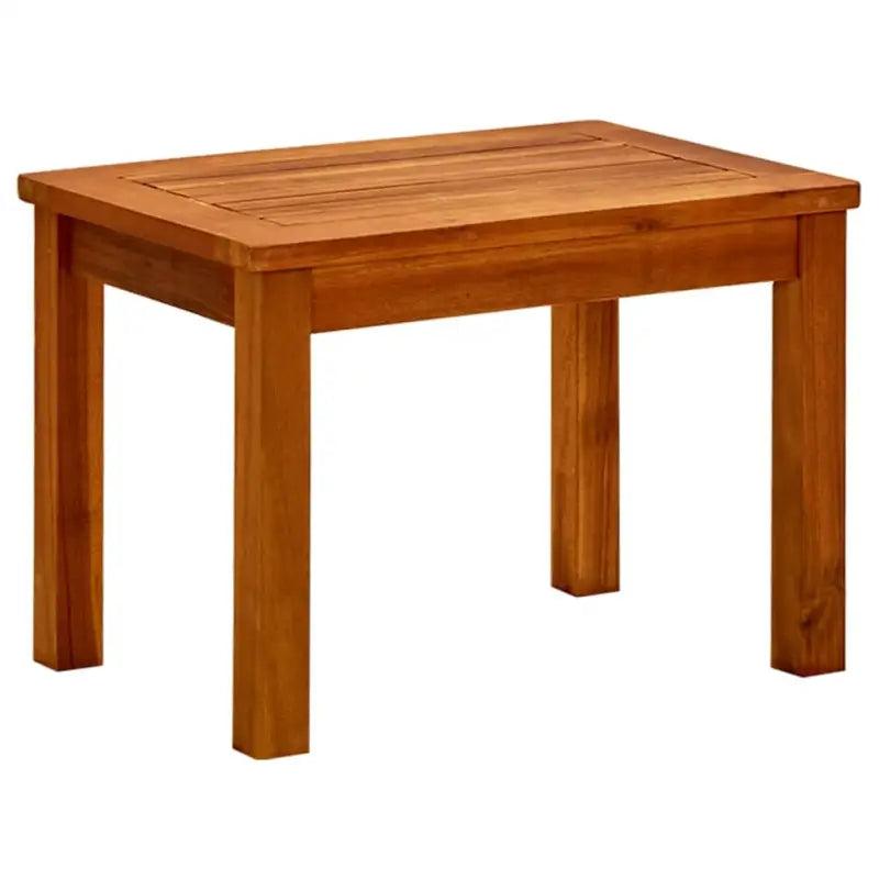 Houten tuintafel van massief acaciahout met natuurlijke olieafwerking - 50 x 35 x 36 cm / 1 - Tuintafels