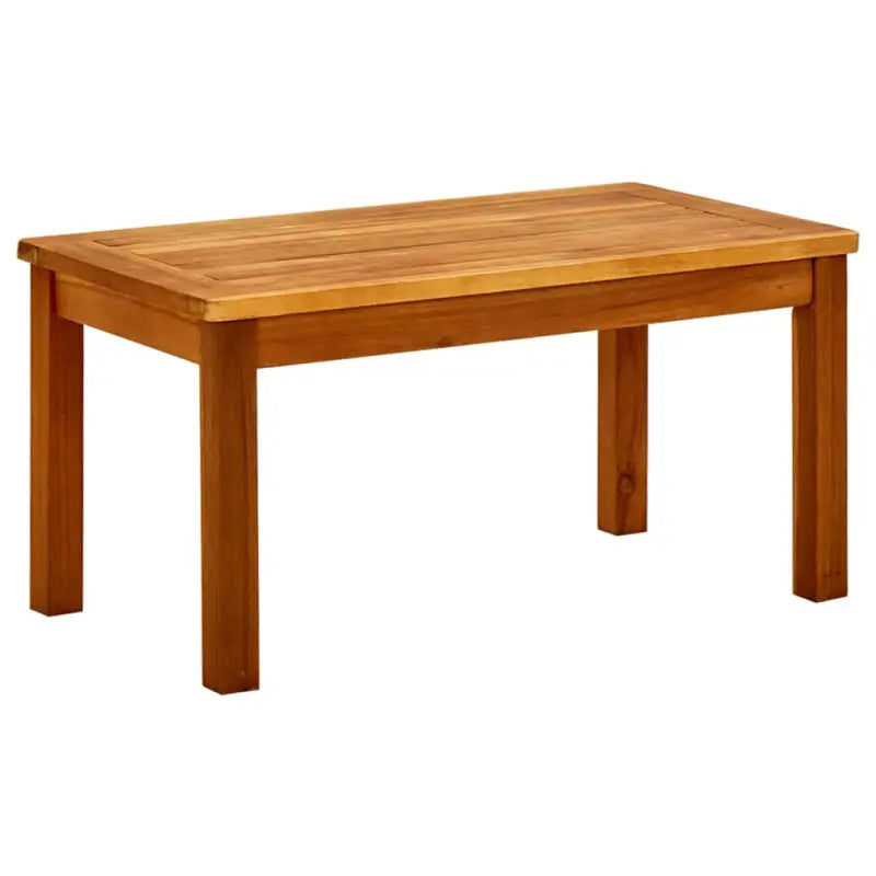 Houten tuintafel van massief acaciahout met natuurlijke olieafwerking - 70 x 40 x 36 cm / 1 - Tuintafels