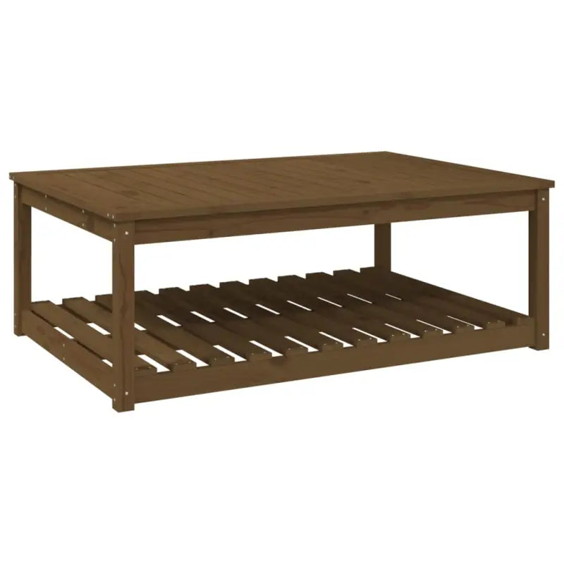 Houten tuintafel van massief grenenhout voor tuin en terras - Tuintafels