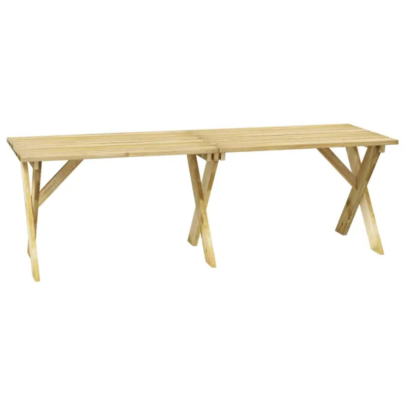 Houten Tuintafel voor een elegante en rustieke buitenruimte - 220 x 73 x 70 cm / 1 - Tuintafels