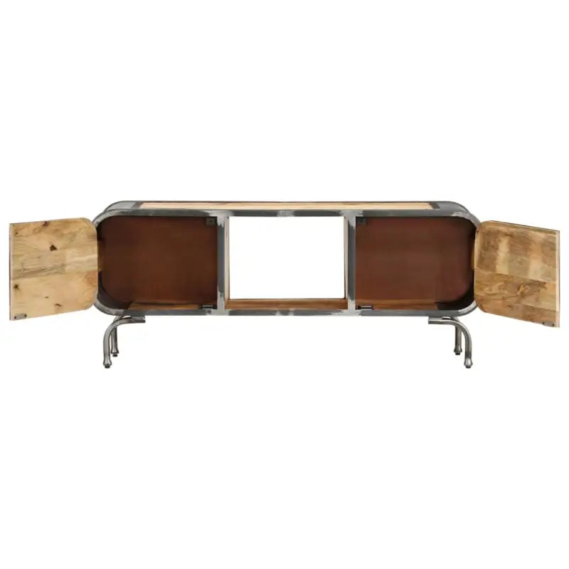 Houten tv-meubel van massief mangohout met strak design - 1 / massief mangohout - Tv-meubels