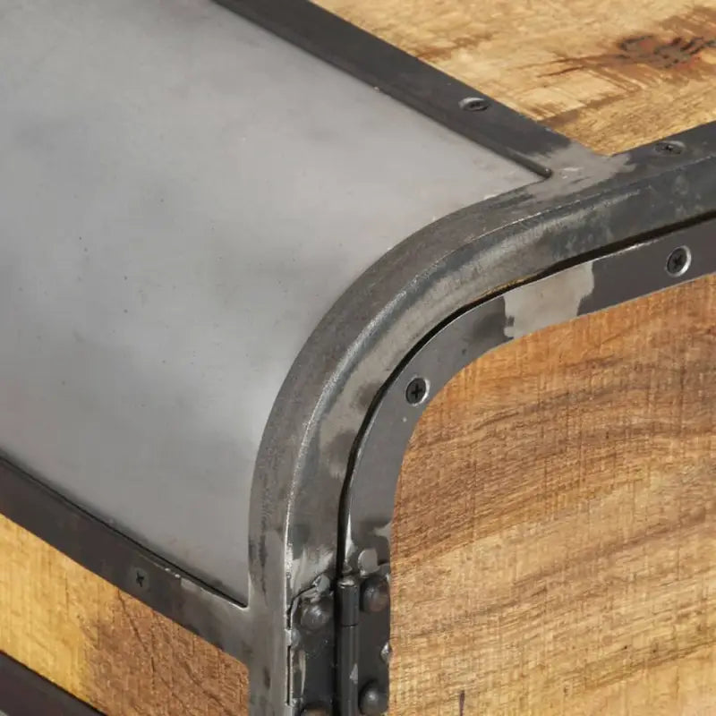 Houten tv-meubel van massief mangohout met strak design - 1 / massief mangohout - Tv-meubels