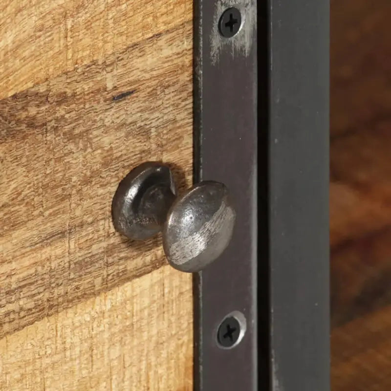 Houten tv-meubel van massief mangohout met strak design - 1 / massief mangohout - Tv-meubels