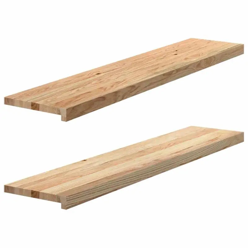 Houten vensterbanken van massief eikenhout voor een natuurlijke uitstraling - Naturel / 120 x 30 x 2 cm / 1