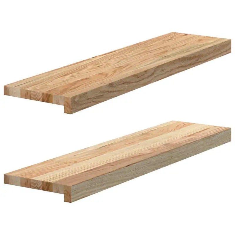 Houten vensterbanken van massief eikenhout voor een natuurlijke uitstraling - Naturel / 80 x 20 x 2 cm / 1