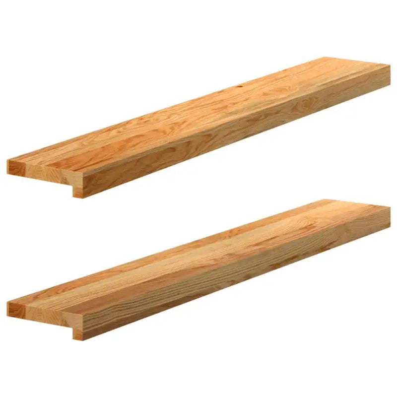 Houten vensterbanken van massief eikenhout voor een natuurlijke uitstraling - Lichtbruin / 100 x 15 x 2 cm / 1